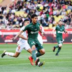 Saliba avec Saint-Etienne en Ligue 1