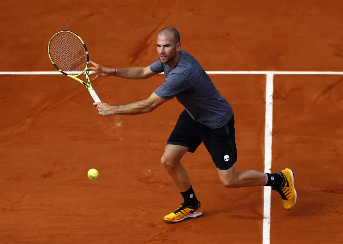 Tennis - French Open - Roland Garros, Paris, France - May 30, 2019. France's Adrian Mannarino