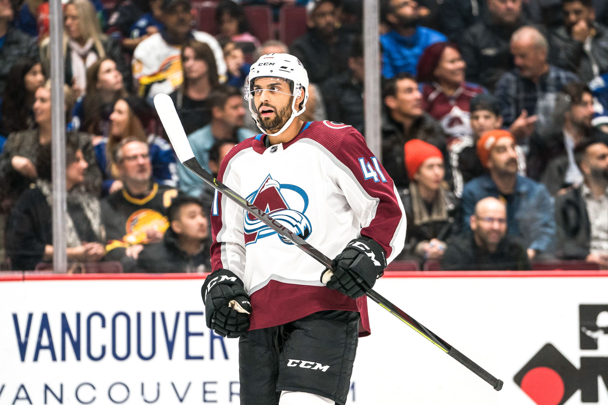 Pierre-Edouard Bellemare - Colorado Avalanche. Photo by Icon Sport