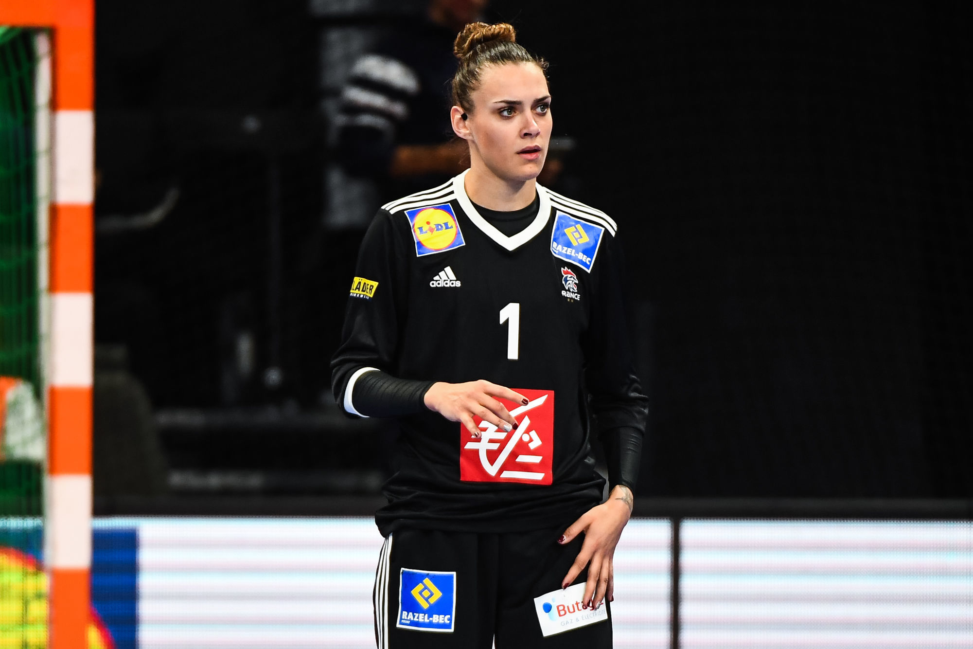 Laura Glauser of France during the Handball Golden League match between France and Denmark on March 23, 2019 in Boulazac, France. (Photo by Baptiste Fernandez/Icon Sport)