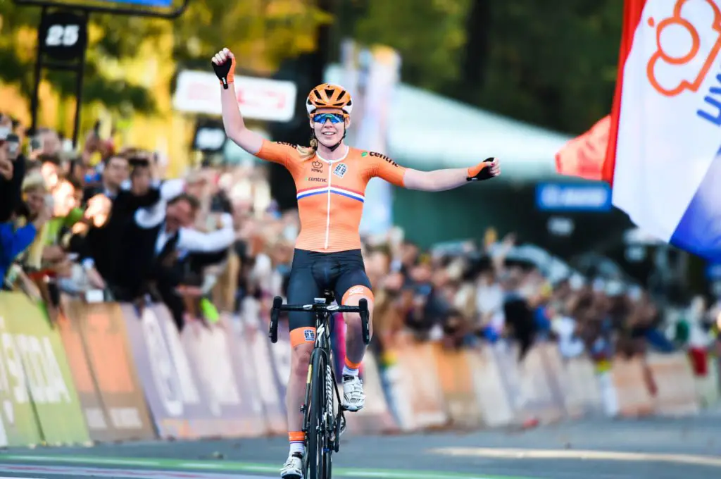 Championnat du Monde de cyclisme féminin Anna van der Breggen sacrée
