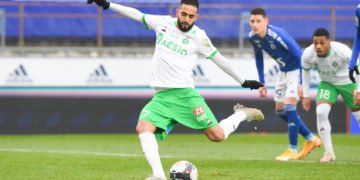 Ryad BOUDEBOUZ of Saint-Etienne