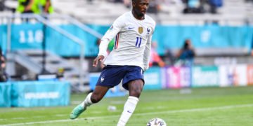 Ousmane DEMBELE of France during the UEFA European Championship football match between Hungary and France at Ferenc Puskas on June 19, 2021 in Budapest, Hongrie. (Photo by Baptiste Fernandez/Icon Sport) - Ousmane DEMBELE - Ferenc Puskás Stadium - Budapest (Hongrie)