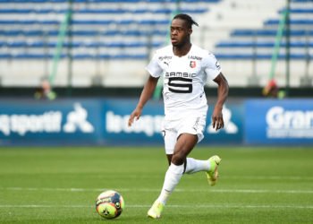 Kamaldeen Sulemana face à Troyes. Icon Sport