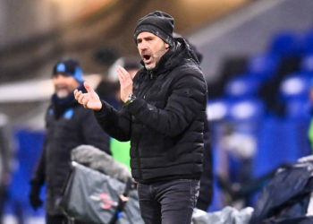 Peter BOSZ (Entraineur Lyon OL) au Groupama Stadium on February 1, 2022 à Lyon, France. (Photo by Alexandre Dimou/FEP/Icon Sport)