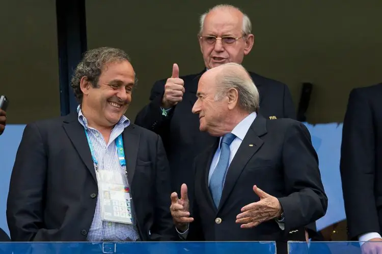 Sepp Blatter / Michel Platini. BPI / Icon Sport