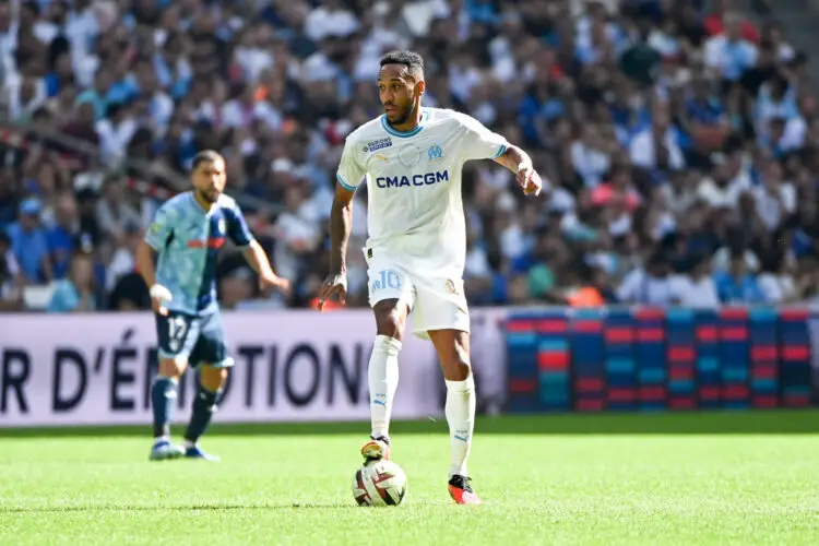 Les supporters marseillais espèrent retrouver un Pierre-Emerick Aubameyang en feu après la trêve. - Photo by Sylvain Thomas/FEP/Icon Sport.