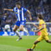 Porto, 10/04/2023 - Futebol Clube do Porto hosted Futebol Club Barcelona at Estádio do Dragão this evening in a game counting for the 2nd round of group H of the 2023/24 Champions League. Nico González, Marcos Alonso (Pedro Correia/Global Imagens) - Photo by Icon sport