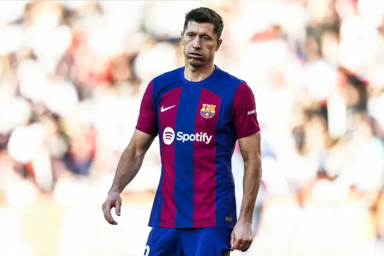 Robert Lewandowski - FC Barcelona - Photo by Icon sport.