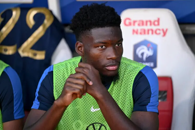 06 Lucien AGOUME (fra) during the International Friendly U21 match between France and Denmark at Stade Marcel Picot on September 7, 2023 in Nancy, France. (Photo by Anthony Bibard/FEP/Icon Sport)