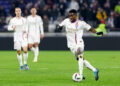 37 Ernest NUAMAH (ol) during the Ligue 1 Uber Eats match between Olympique Lyonnais and Football Club de Nantes at Groupama Stadium on December 20, 2023 in Lyon, France. (Photo by Loic Baratoux/FEP/Icon Sport)