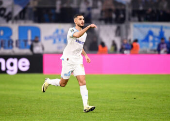 41 Sofiane SIDI ALI (om) during the Ligue 1 Uber Eats match between Olympique de Marseille and Association Sportive de Monaco Football Club at Orange Velodrome on January 27, 2024 in Marseille, France. (Photo by Anthony Bibard/FEP/Icon Sport)