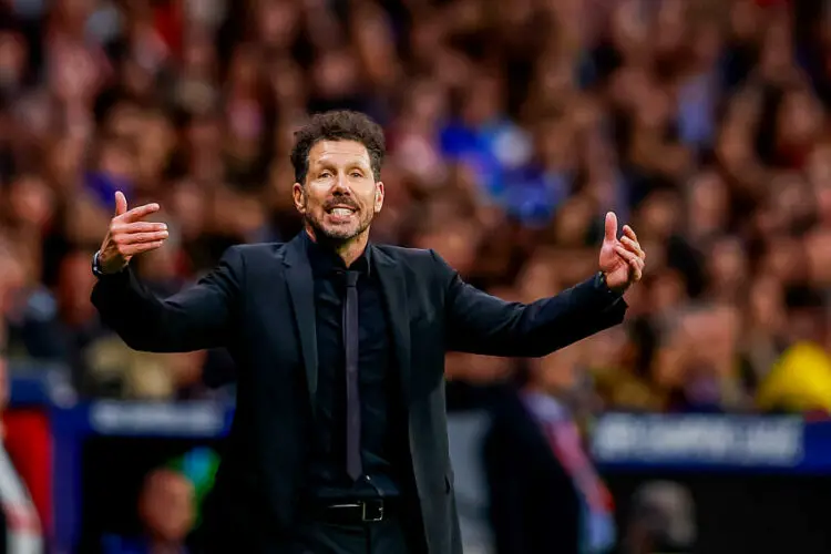 Diego Simeone (Entraîneur de l'Atletico Madrid) - Photo by Icon Sport