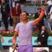 25th April 2024. Madrid, Spain:  Masters 1000 Series Mutua Madrid Open 2024 at La Caja Magica stadium. Rafael Nadal (SPA) celebrates his win over Darwin Blanch (US)   - Photo by Icon Sport