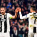 Giorgio Chiellini and Cristiano Ronaldo celebrate his goal (Juventus F.C.) during the Champions League match between Juventus Turin and Atletico Madrid in Turin on March 12th, 2019. Photo : Marco Alpozzi / LaPresse / Icon Sport   - Photo by Icon Sport