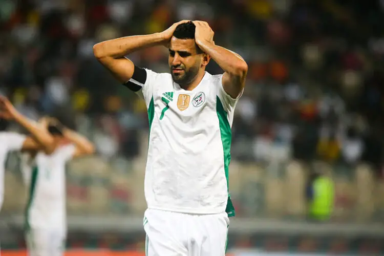 Riyad Mahrez avec l'Algérie - Photo by Icon Sport