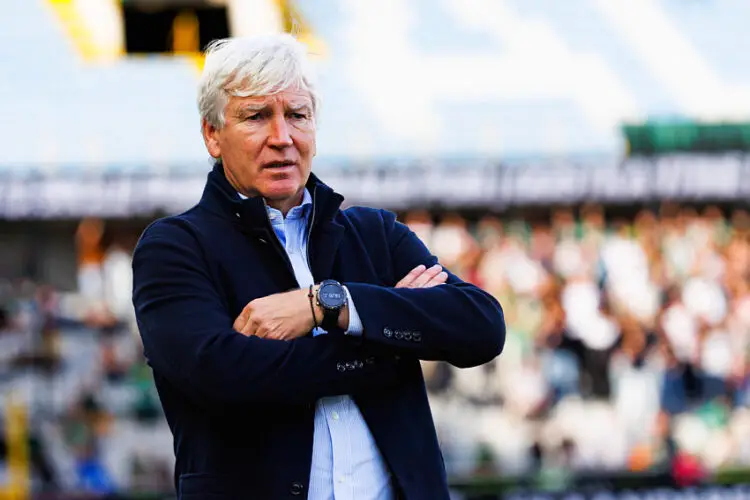 OHL's head coach Marc Brys pictured during a soccer match between Cercle Brugge and OH Leuven, Saturday 07 October 2023 in Brugge, on day 10 of the 'Jupiler Pro League' first division of the Belgian championship. BELGA PHOTO KURT DESPLENTER - Photo by Icon sport   - Photo by Icon Sport