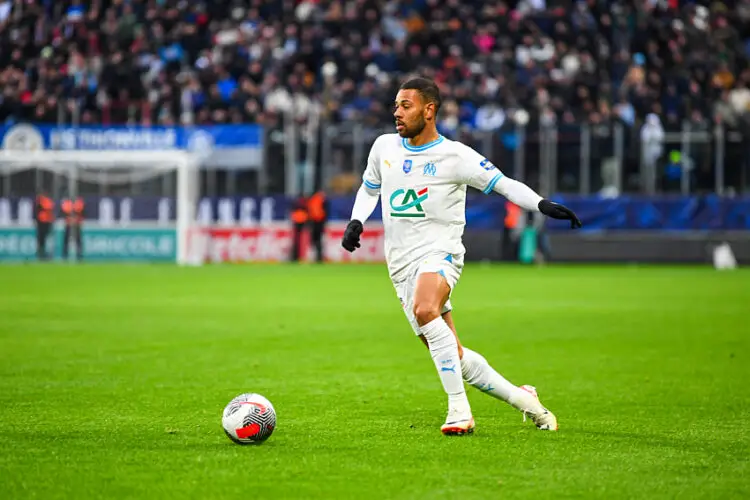 Renan LODI of Marseille during the French Cup match between US Thionville Lusitanos and Olympique de Marseille at Stade Saint-Symphorien on January 7, 2024 in Metz, France. (Photo by Daniel Derajinski/Icon Sport)   - Photo by Icon Sport