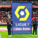 Illustration of the Ligue 1 UberEats logo during the Ligue 1 Uber Eats match between Lille Olympique Sporting Club and Clermont Foot 63 at Stade Pierre Mauroy on February 4, 2024 in Lille, France. (Photo by Daniel Derajinski/Icon Sport)   - Photo by Icon Sport