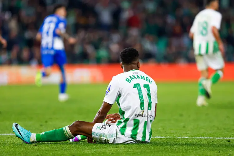 Partido de LaLiga EA Sports disputado entre Betis y Alavés. LaLiga EA Sports game played between Betis and Alavés.  Cedric BAKAMBU of Betis Seville  Photo by Icon Sport   - Photo by Icon Sport