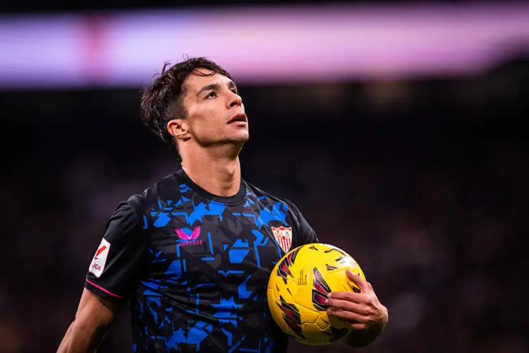 25th February 2024; Santiago Bernabeu Stadium, Madrid, Spain, Spanish La Liga Football, Real Madrid versus Sevilla; Oliver Torres - Photo by Icon Sport   - Photo by Icon Sport