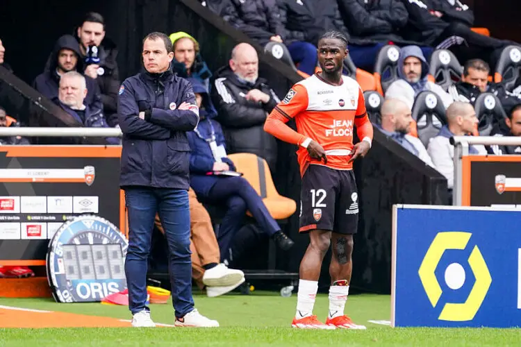 Regis Le Bris avec Lorient, France.(Photo by Eddy Lemaistre/Icon Sport)