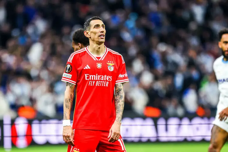 Angel DI MARIA of Benfica during the UEFA Europa League Quarter-finals match between Marseille and Benfica at Oragne Velodrome, Marseille on April 18, 2024 in Marseille, France.(Photo by Johnny Fidelin/Icon Sport)   - Photo by Icon Sport