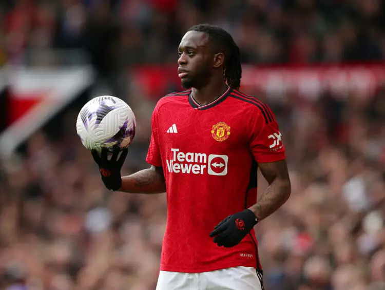Aaron Wan-Bissaka avec le maillot de Manchester United - Photo by Icon Sport