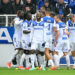 Elisha OWUSU et ses coéquipiers (AJ Auxerre) - Photo by Icon Sport