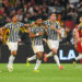 Luiz Da Silva Danilo, Dusan Vlahovic et leurs coéquipiers de la Juventus - Photo by Icon Sport