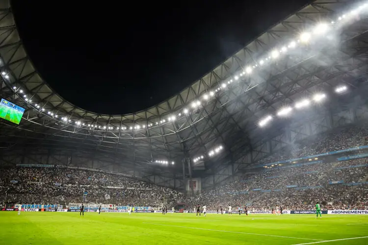Illustration general view of Orange Velodrome during the Ligue 1 Uber Eats match between Marseille and Lorient at Orange Velodrome on May 12, 2024 in Marseille, France.(Photo by Johnny Fidelin/Icon Sport)   - Photo by Icon Sport