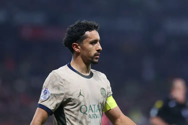 MARQUINHOS of FC Paris Saint-Germain during the Ligue 1 Uber Eats match between Nice and Paris at Allianz Riviera on May 15, 2024 in Nice, France.(Photo by Johnny Fidelin/Icon Sport)   - Photo by Icon Sport