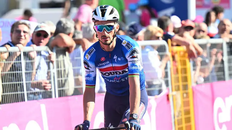 17-05-2024 Giro D'italia; Tappa 13 Riccione - Cento; 2024, Soudal - Quick Step; Alaphilippe, Julian; Cento;   - Photo by Icon Sport