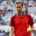 Daniil Medvedev plays against Hamad Medjedovic of Serbia during the Men's Singles Round of 32 match on Day Eight of the Internazionali BNL D'Italia 2024 at Foro Italico in Rome, Italy. Daniil Medvedev wins the match 7-6(5) 2-6 7-5 (Photo by Stefano Costantino / SOPA Images/Sipa USA)   - Photo by Icon Sport