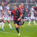 Genoa's Vitinha celebrates after scoring the 2-0 goal for his team during the Serie A soccer match between Genoa and Bologna at the Luigi Ferraris Stadium in Genoa, Italy - Friday, May 24, 2024. Sport - Soccer . (Photo by Tano Pecoraro/Lapresse)   - Photo by Icon Sport