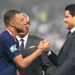 Nasser AL KHELAIFI et Kylian MBAPPE - Photo by Icon Sport