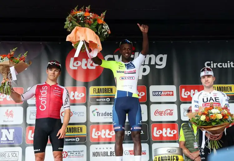 Biniam Girmay vainqueur du Circuit Franco-Belge
PHOTO VIRGINIE LEFOUR   - Photo by Icon Sport