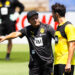 Edin Terzic (Entraîneur du Borussia Dortmund) et Mats Hummels (Borussia Dortmund) - Photo by Icon Sport