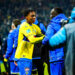 Allan ACKRA of Sochaux celebrates after the victory during the French Cup match between Football Club Sochaux-Montbeliard and Stade de Reims at Stade Auguste Bonal on January 21, 2024 in Montbeliard, France. (Photo by Emma da Silva/Icon Sport)   - Photo by Icon Sport