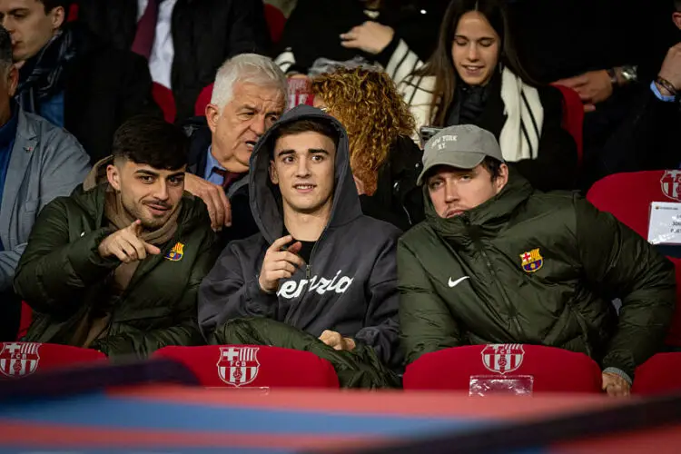 Pedri (FC Barcelona), Gavi (FC Barcelona) and Christensen (FC Barcelona) - Photo by Icon Sport