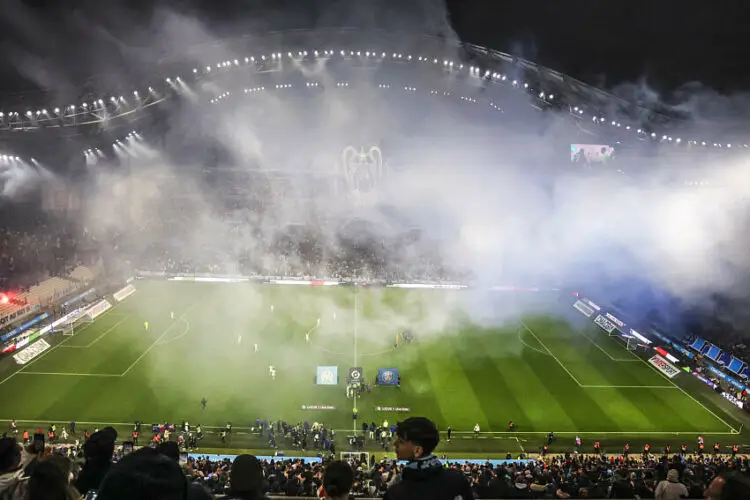 Orange Vélodrome pour OM - PSG (Photo by Johnny Fidelin/Icon Sport)