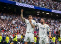 Joselu et Carvajal avec le Real Madrid - Photo by Icon Sport