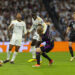 08.05.2024, Ferland Mendy (Real Madrid) au duel avec Konrad Laimer (Bayern Munich)- Photo by Icon sport