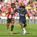 19th May 2024; Bramall Lane, Sheffield, England; Premier League Football, Sheffield United versus Tottenham Hotspur; Andre Brooks of Sheffield challenges Emerson Royal of Spurs   - Photo by Icon Sport