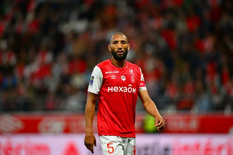 Yunis ABDELHAMID of Reims during the Ligue 1 Uber Eats match between Reims and Rennes at Stade Auguste Delaune on May 19, 2024 in Reims, France.(Photo by Baptiste Fernandez/Icon Sport)   - Photo by Icon Sport