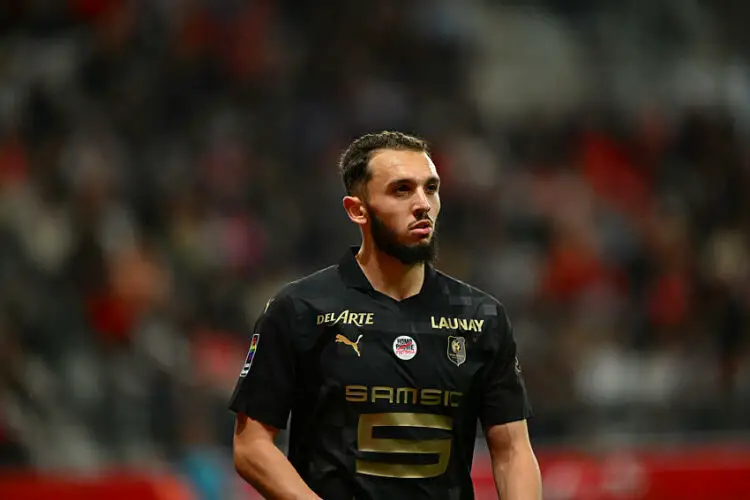 Amine GOUIRI of Stade Rennais FC during the Ligue 1 Uber Eats match between Reims and Rennes at Stade Auguste Delaune on May 19, 2024 in Reims, France.(Photo by Baptiste Fernandez/Icon Sport)   - Photo by Icon Sport