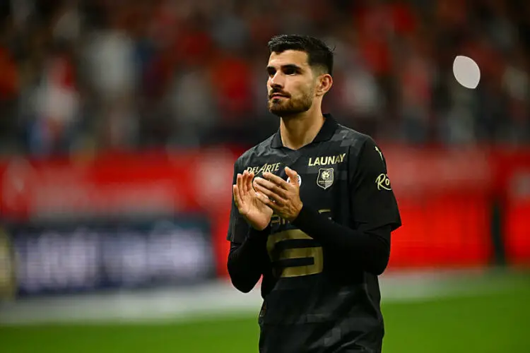 Martin TERRIER of Stade Rennais FC during the Ligue 1 Uber Eats match between Reims and Rennes at Stade Auguste Delaune on May 19, 2024 in Reims, France.(Photo by Baptiste Fernandez/Icon Sport)   - Photo by Icon Sport