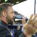 Roma's coach Daniele De Rossi during the Serie A soccer match between Empoli and Roma at the “Carlo Castellani - Computer Gross Arena” Stadium in Empoli (FI), center of Italy - Sunday, May 26, 2024. Sport - Soccer (Photo by Marco Bucco/La Presse)   - Photo by Icon Sport