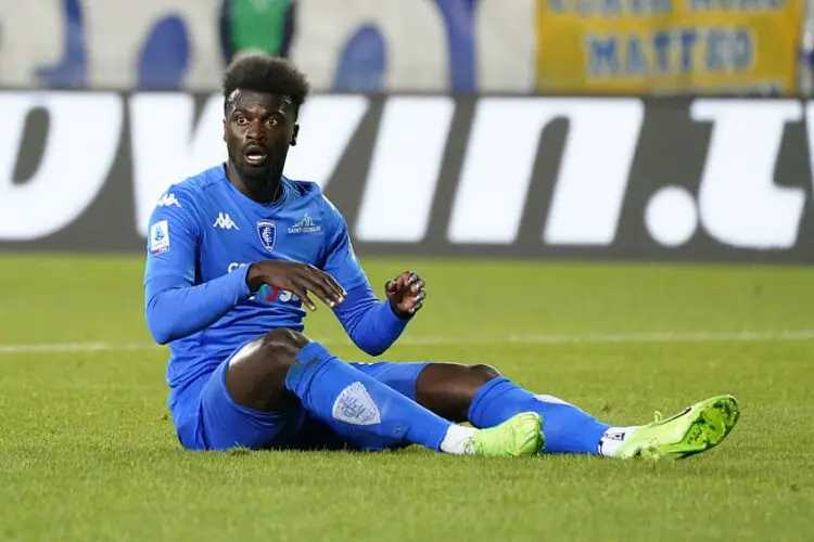 M'Baye Niang avec le maillot d'Empoli (Photo by Marco Bucco/La Presse)   - Photo by Icon Sport