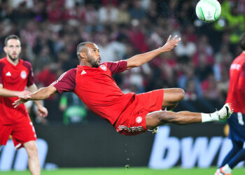 Ayoub EL KAABI -Olympiakos - Photo by Icon Sport